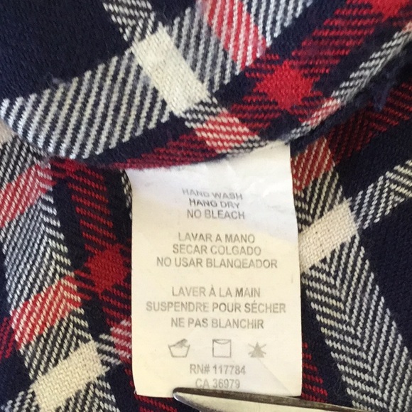 Rails Hunter navy plaid button down shirt S - Picture 6 of 7